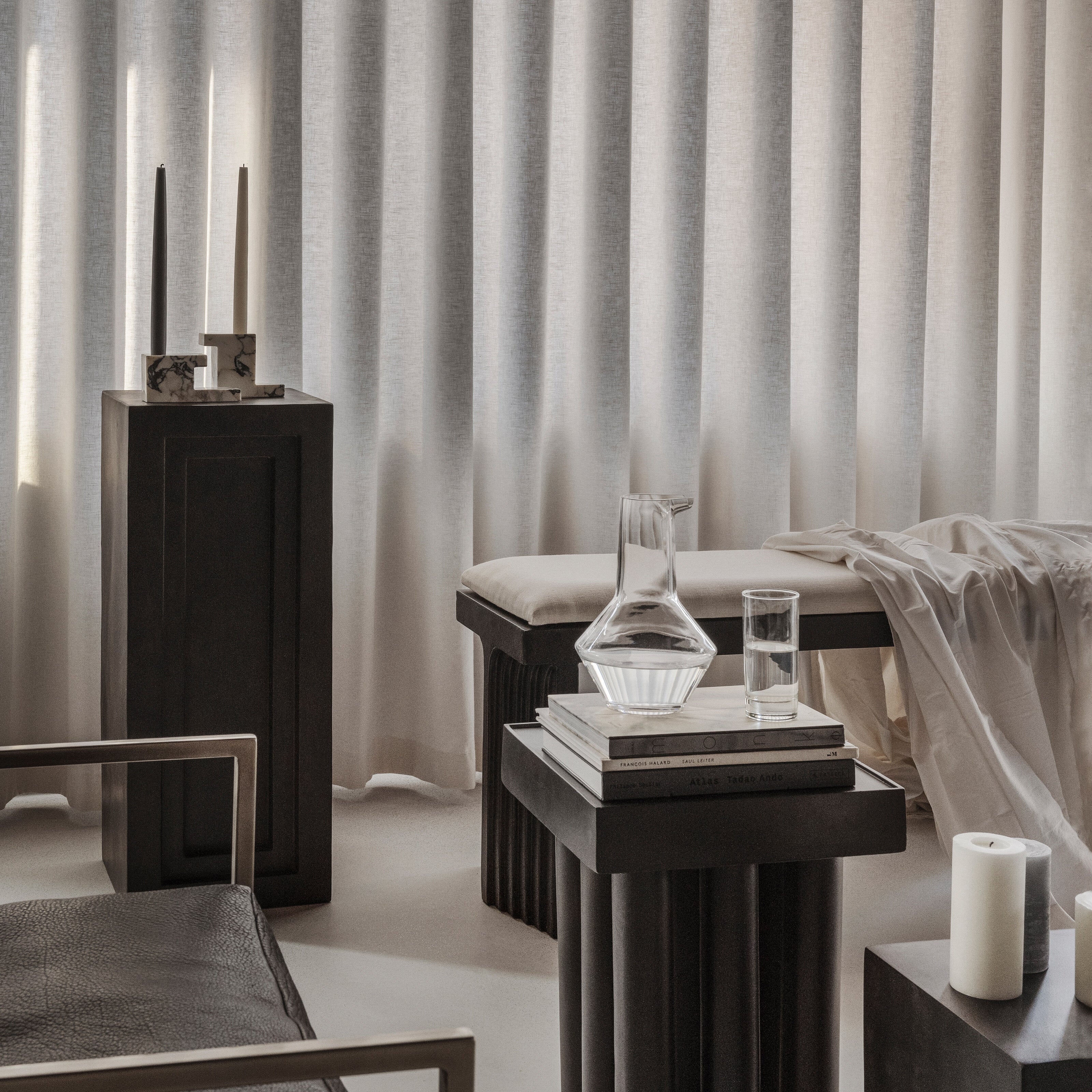 101 Copenhagen - Arc Bench Cushion, Linen - Cushion