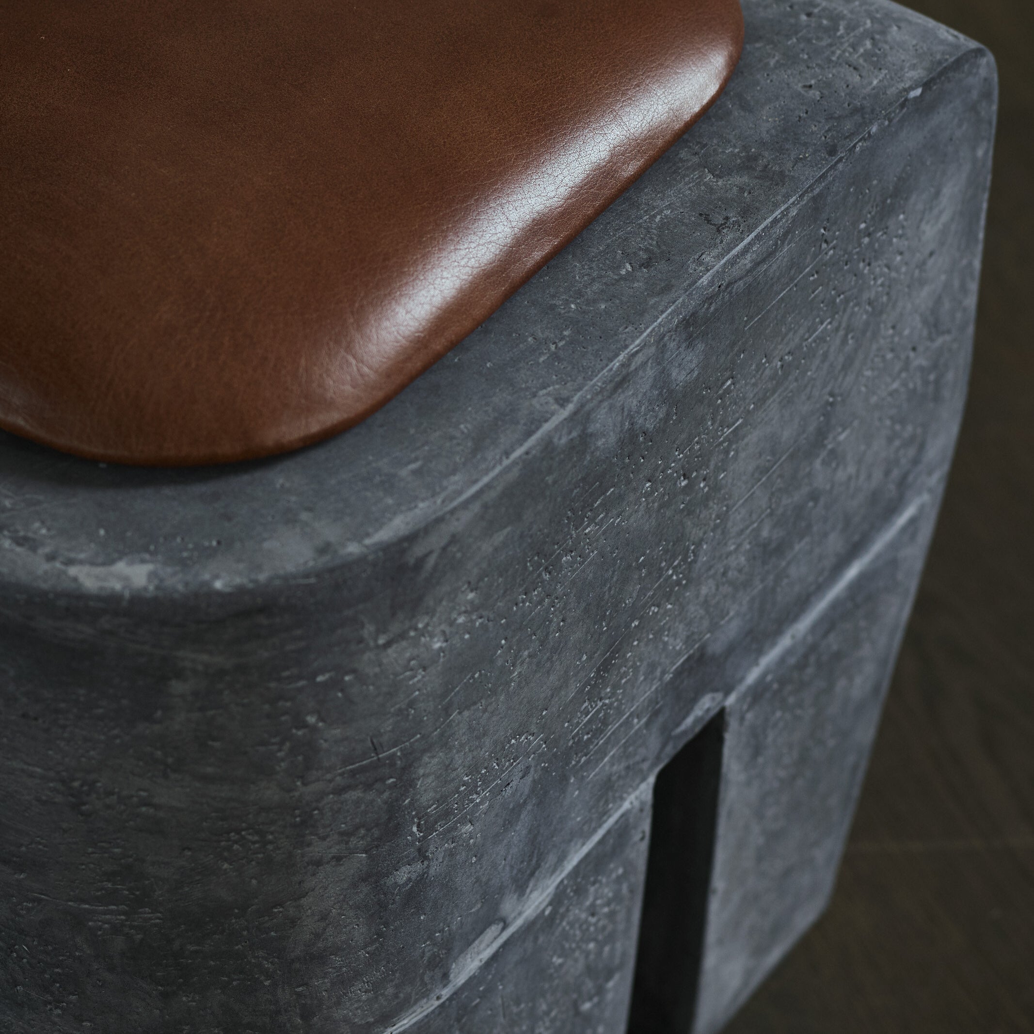 101 Copenhagen - Sculpt Stool Cushion - Leather - Cushion