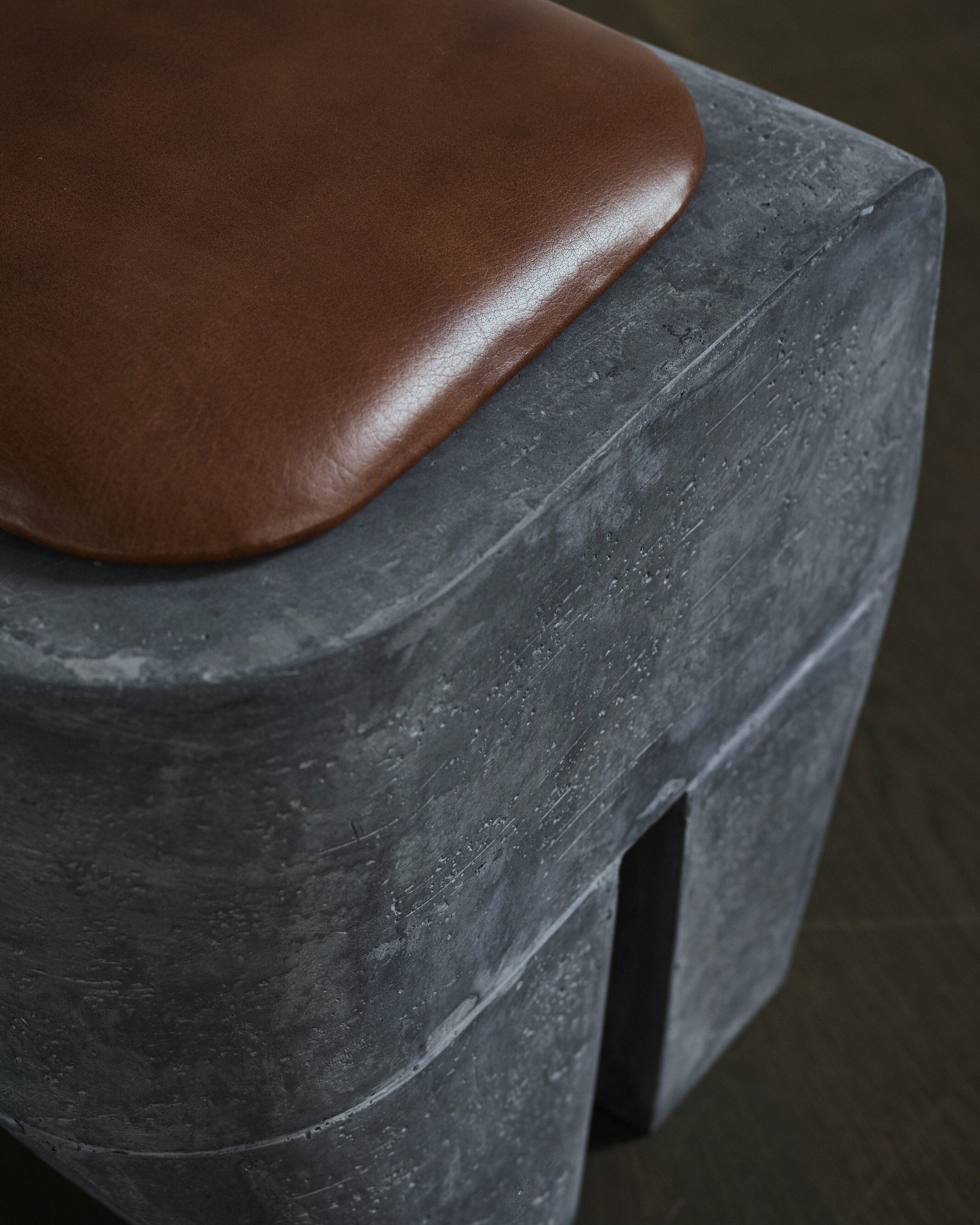 101 Copenhagen - Sculpt Stool Cushion - Leather - Cushion