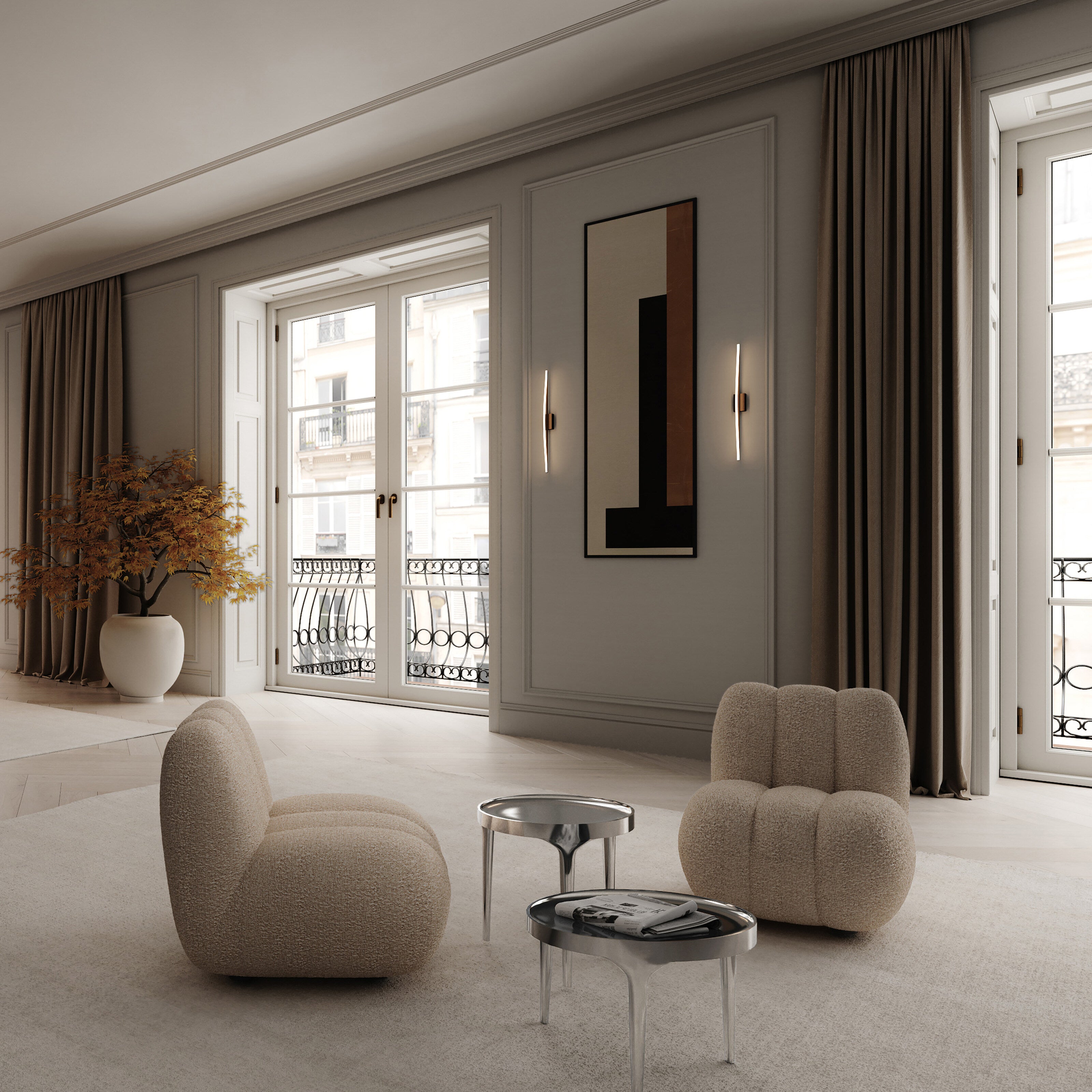 101 Copenhagen - Phantom Table, Tall - Chrome - Coffee Table