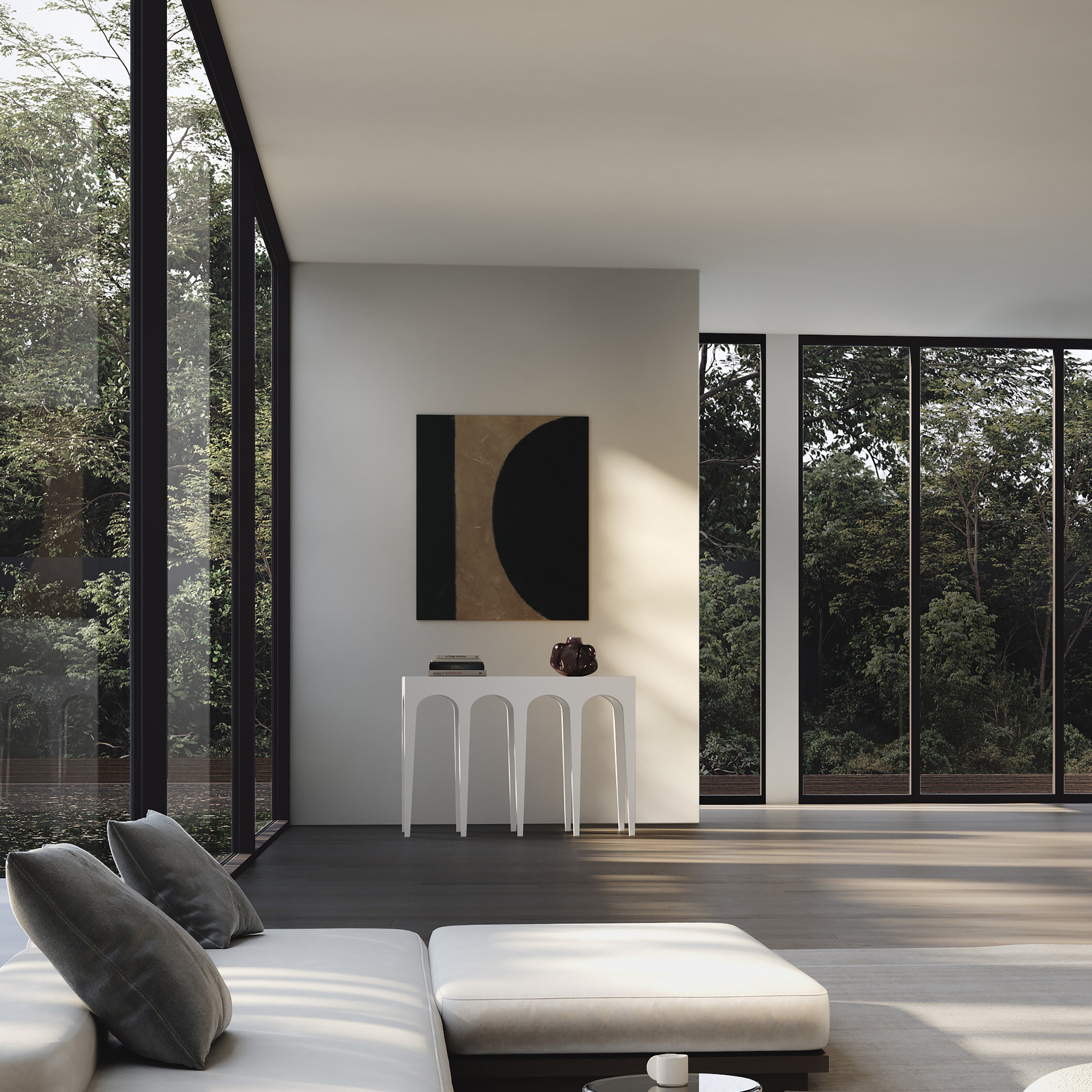 101 Copenhagen - Bow Console, Big - Birch - Console