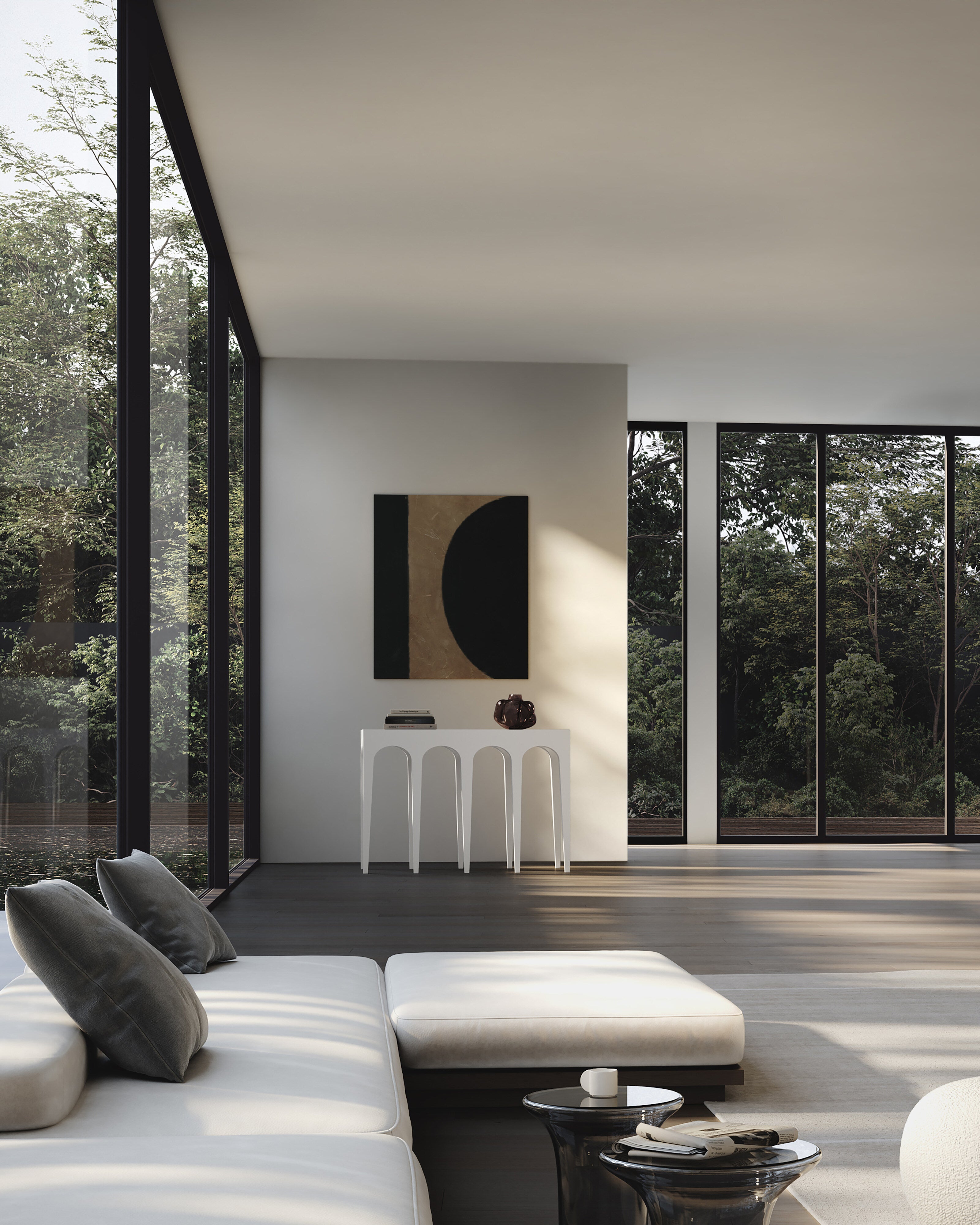 101 Copenhagen - Bow Console, Big - Birch - Console