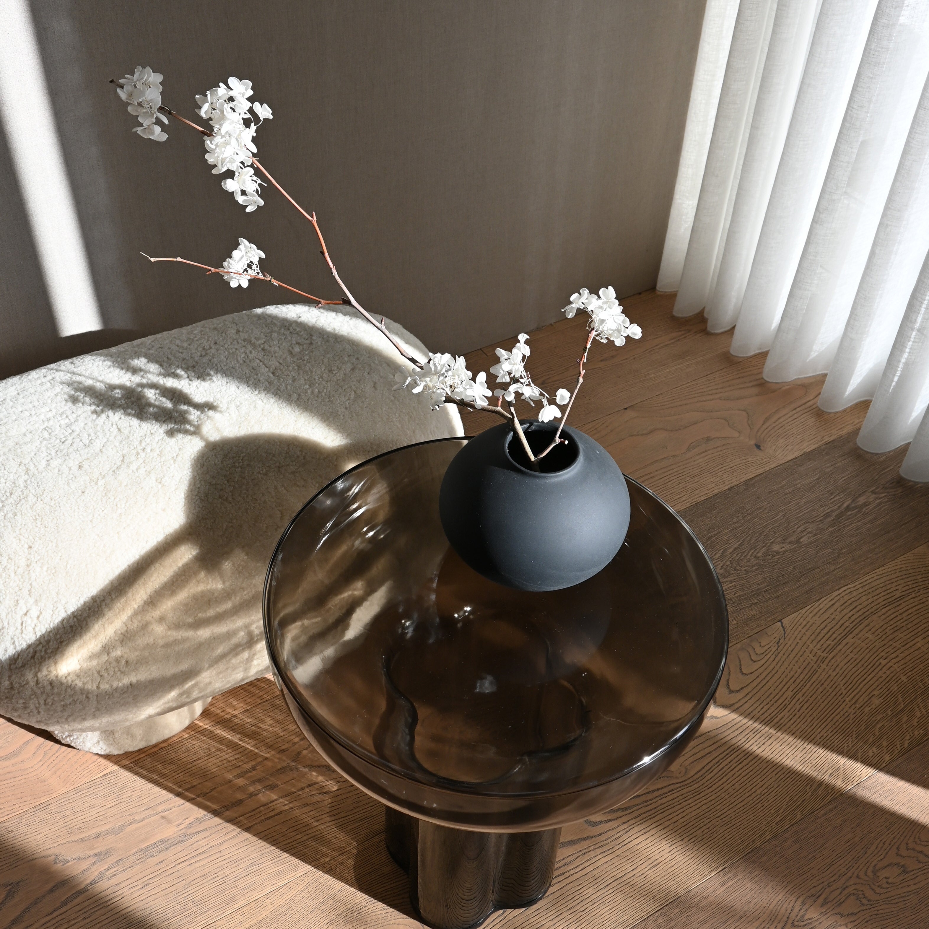 Crown Table, Tall - Smoked Forest