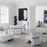 101 Copenhagen - Big Foot Coffee Table, Big - Bone White - Coffee Table