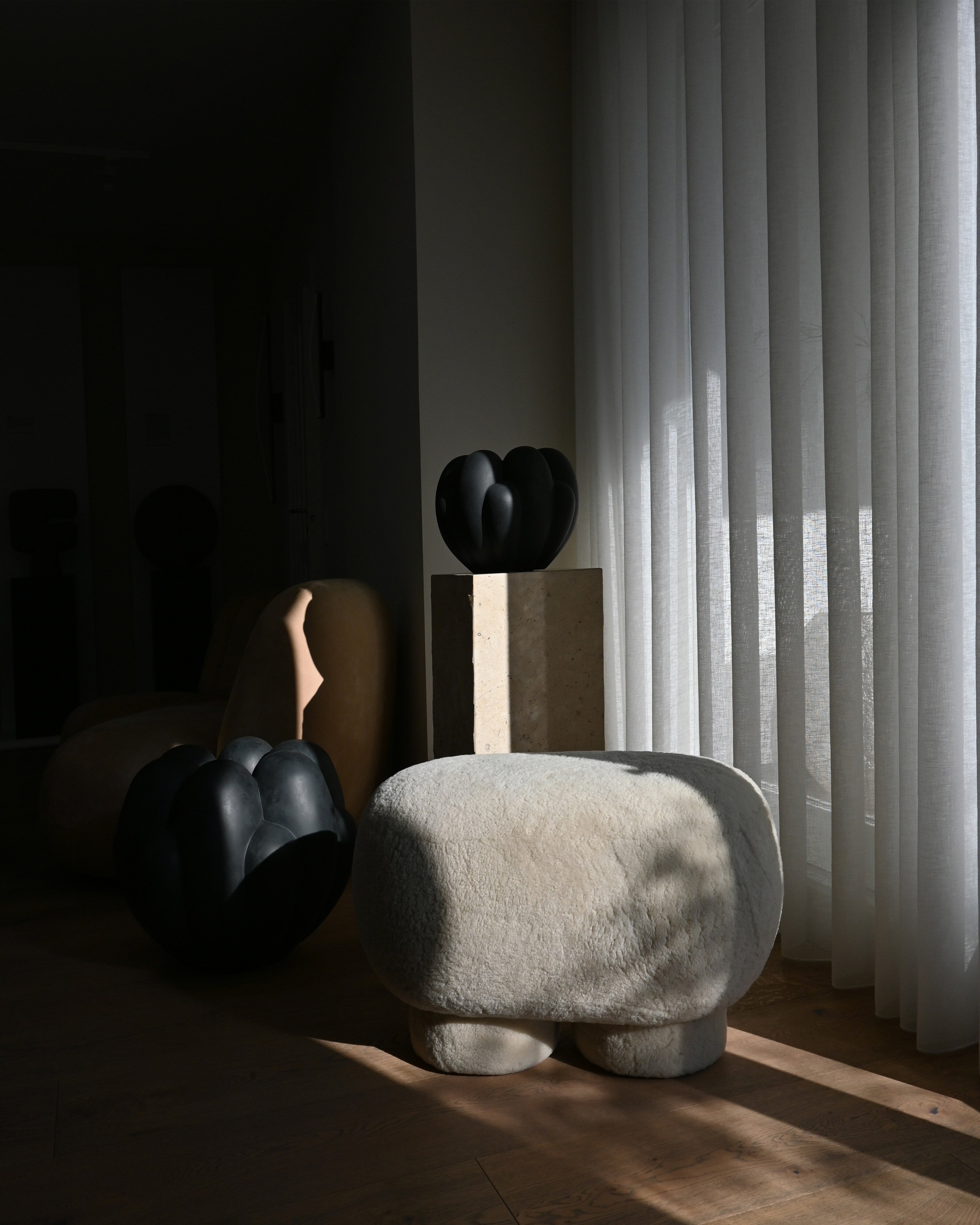 101 Copenhagen - Big Foot Bench, Petit  - Sandshell - Bench