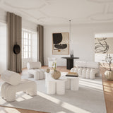 101 Copenhagen - Big Foot Table, Low - Bone White - Coffee Table