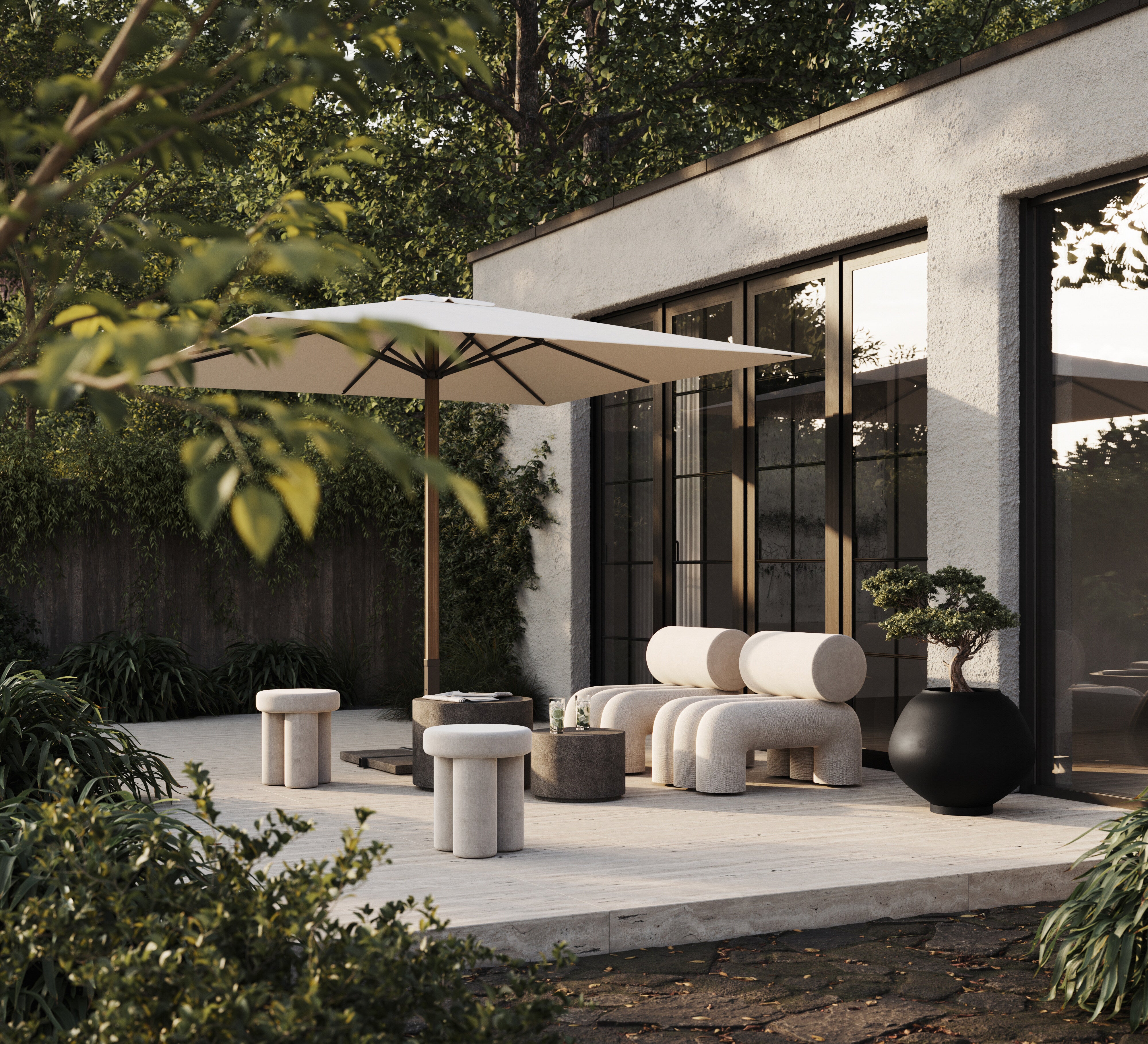 101 Copenhagen - Big Foot Stool - Warm Ash (C142) - Stool