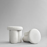 Big Foot Stool - White (Sheepskin)