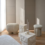 101 Copenhagen - Temple Coffee Table, Tall - Limestone - Coffee Table