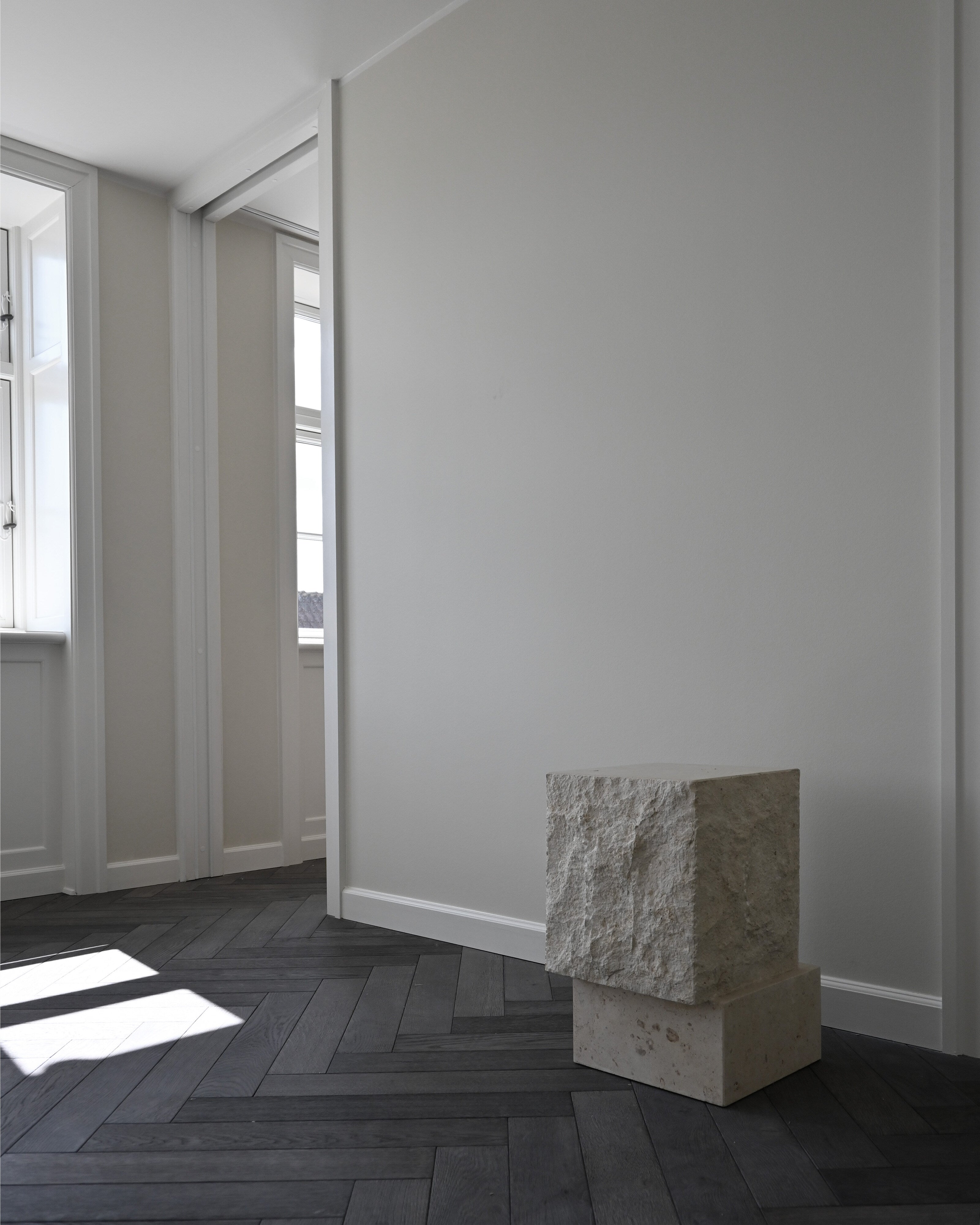 101 Copenhagen - Temple Coffee Table, Tall - Limestone - Coffee Table