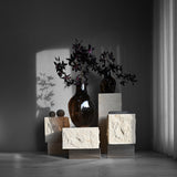 101 Copenhagen - Temple Coffee Table, Low - Chrome / Limestone - Coffee Table