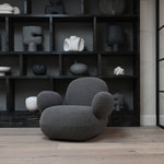 101 Copenhagen - Toe Armchair, Flat - Deep Taupe (A2635) - Armchair