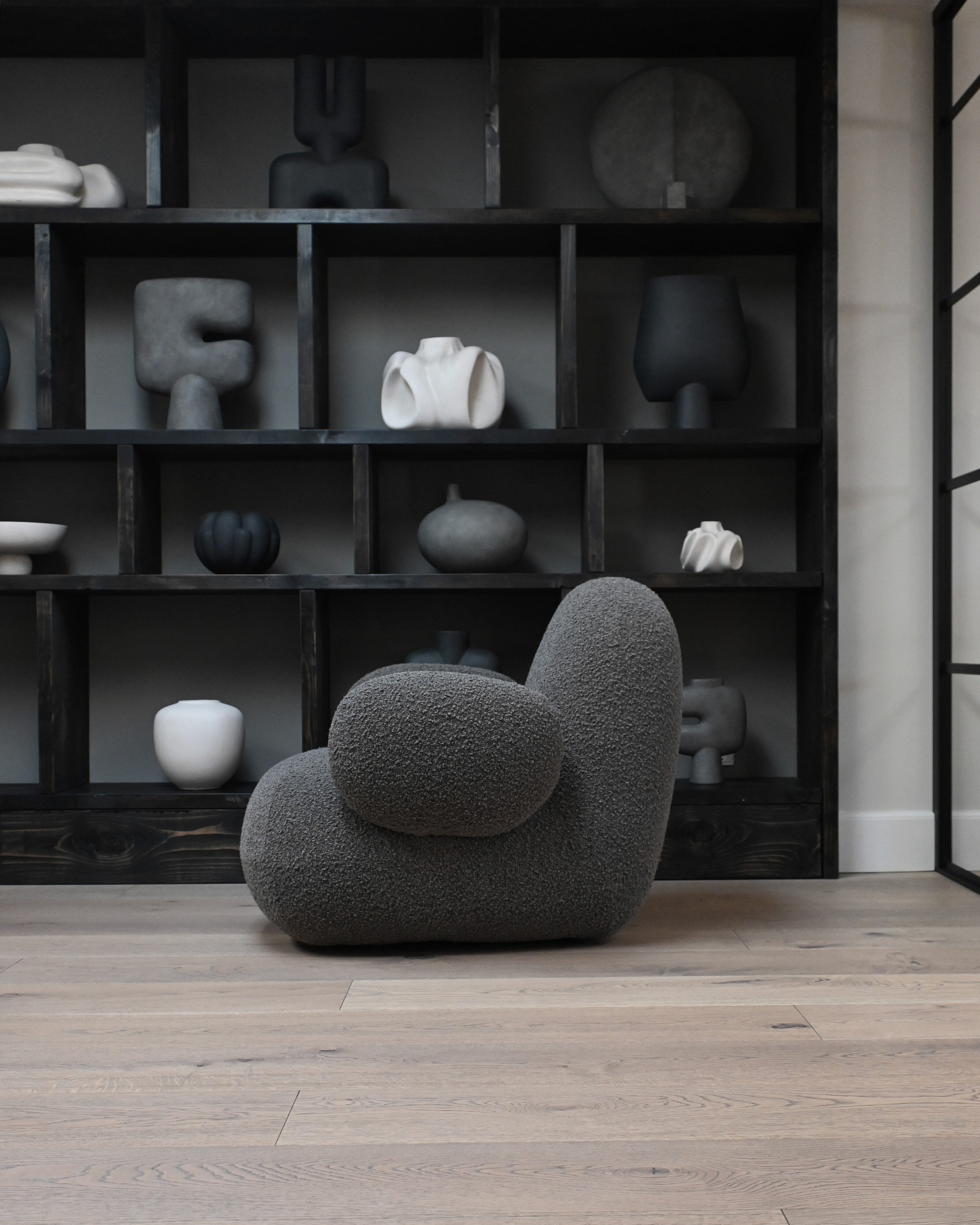 101 Copenhagen - Toe Armchair, Flat - Deep Taupe (A2635) - Armchair