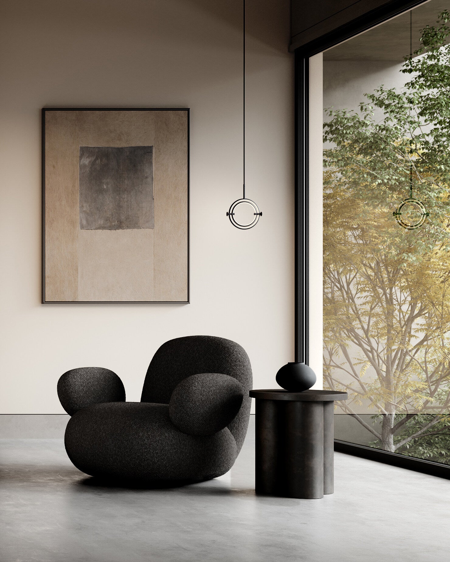 101 Copenhagen - Toe Armchair, Flat - Deep Taupe (A2635) - Armchair