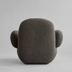 101 Copenhagen - Toe Armchair, Flat - Deep Taupe (A2635) - Armchair