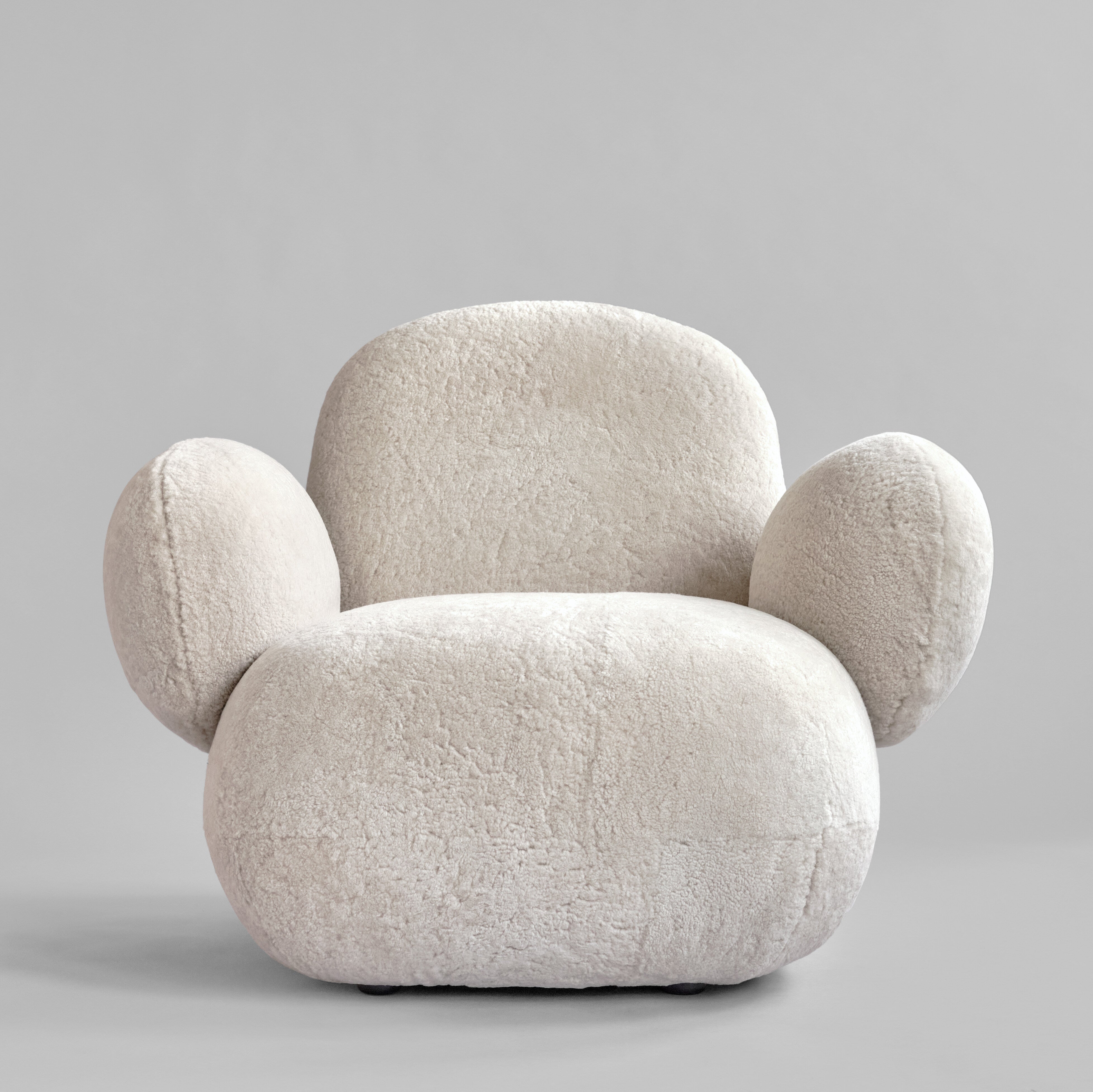 101 Copenhagen - Toe Armchair, Flat - Sheepskin - Armchair