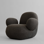 101 Copenhagen - Toe Armchair, Flat - Deep Taupe (A2635) - Armchair