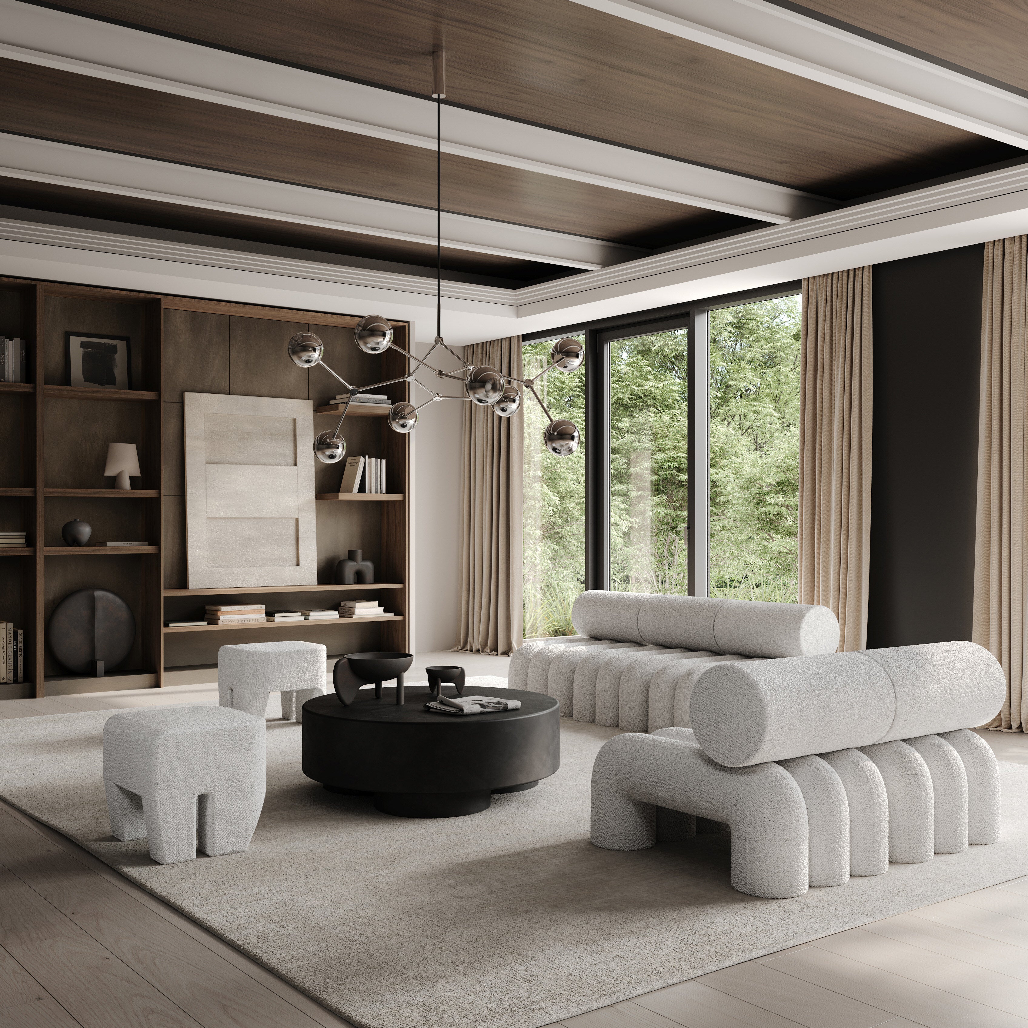 101 Copenhagen - Foku Chair - Off White - Lounge Chair