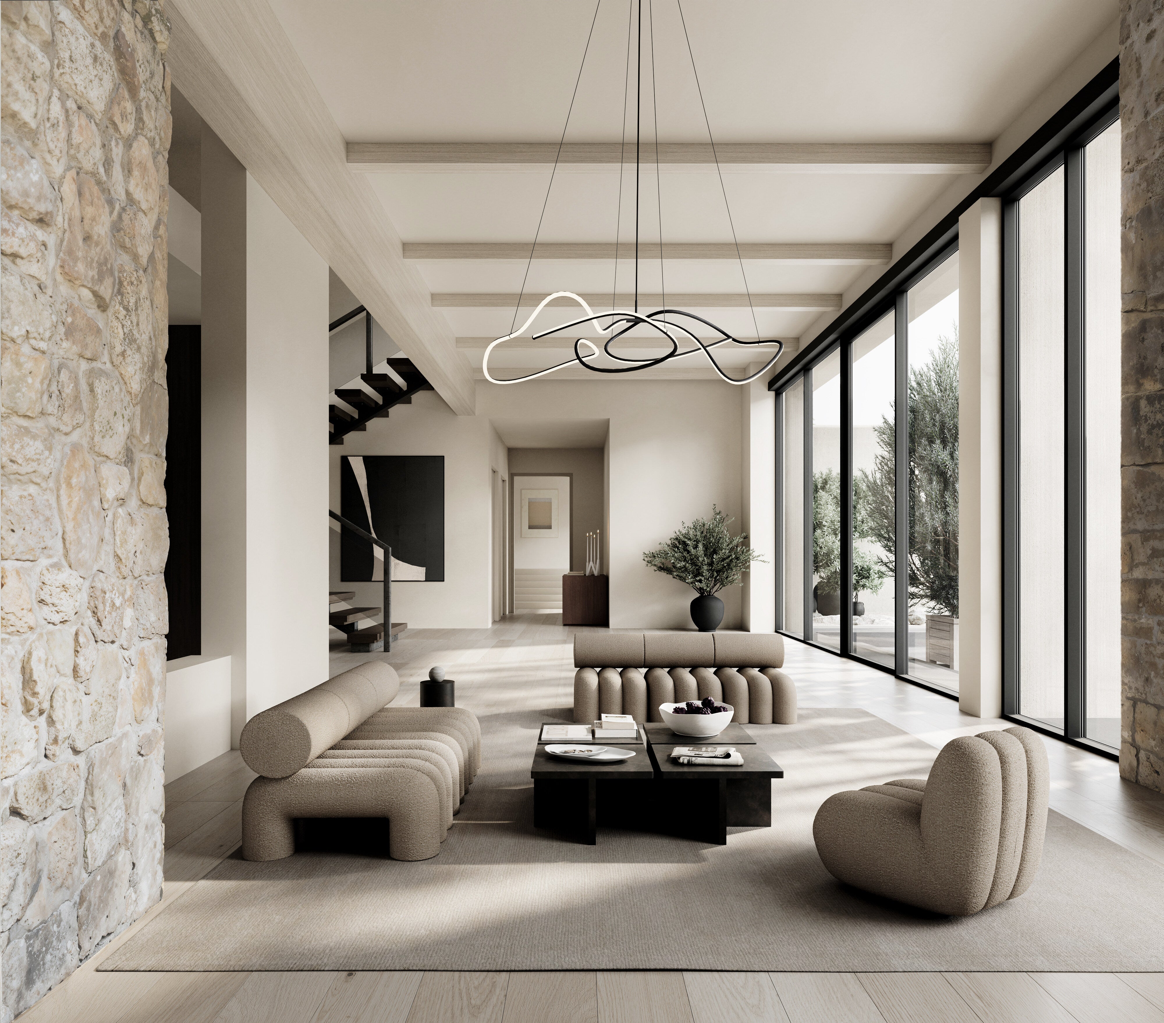 101 Copenhagen - Foku Chair - Smoked Sand (CPH 904) - Lounge Chair