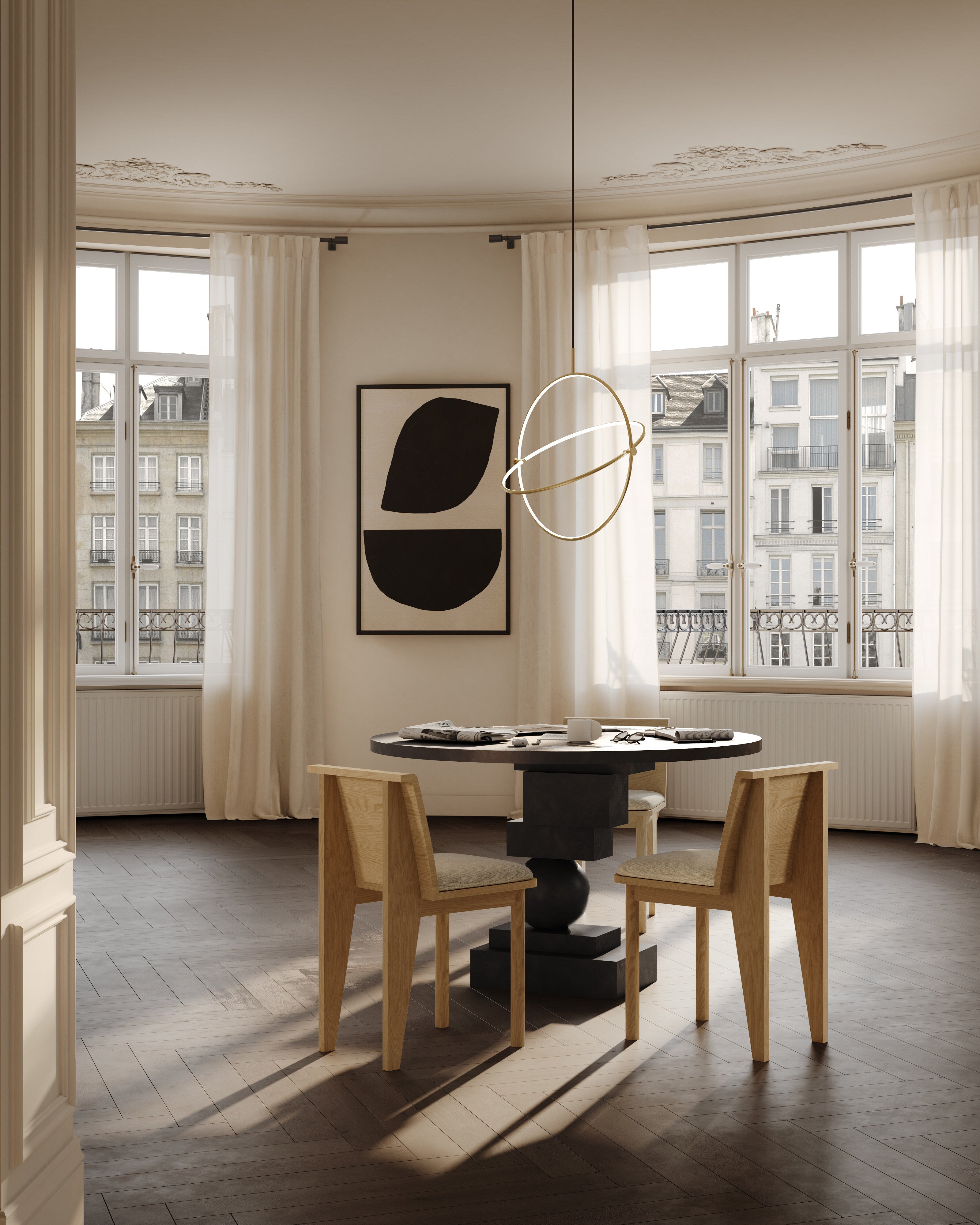 101 Copenhagen - Brutus Slim Dining Chair - Natural Oak - Dining Chair