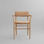 101 Copenhagen - Nama Dining Chair, Armrest - Nubuck - Dining Chair