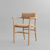 101 Copenhagen - Nama Dining Chair, Armrest - Nubuck - Dining Chair