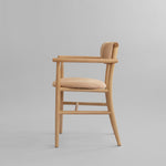 101 Copenhagen - Nama Dining Chair, Armrest - Nubuck - Dining Chair