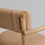101 Copenhagen - Nama Dining Chair, Armrest - Nubuck - Dining Chair