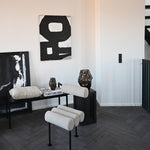 101 Copenhagen - Hiro Dining Chair, Black Frame - Sand (8047-2) - Dining Chair