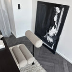 101 Copenhagen - Hiro Dining Chair, Black Frame - Sand (8047-2) - Dining Chair