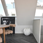 101 Copenhagen - Hiro Dining Chair, Stainless Steel - Nubuck - Dining Chair