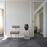 101 Copenhagen - Hiro Dining Chair, Stainless Steel - Nubuck - Dining Chair