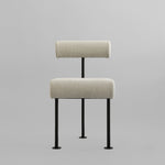 101 Copenhagen - Hiro Dining Chair, Black Frame - Sand (8047-2) - Dining Chair
