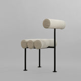 101 Copenhagen - Hiro Dining Chair, Black Frame - Sand (8047-2) - Dining Chair