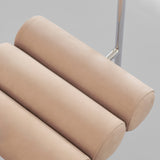 101 Copenhagen - Hiro Dining Chair, Stainless Steel - Nubuck - Dining Chair