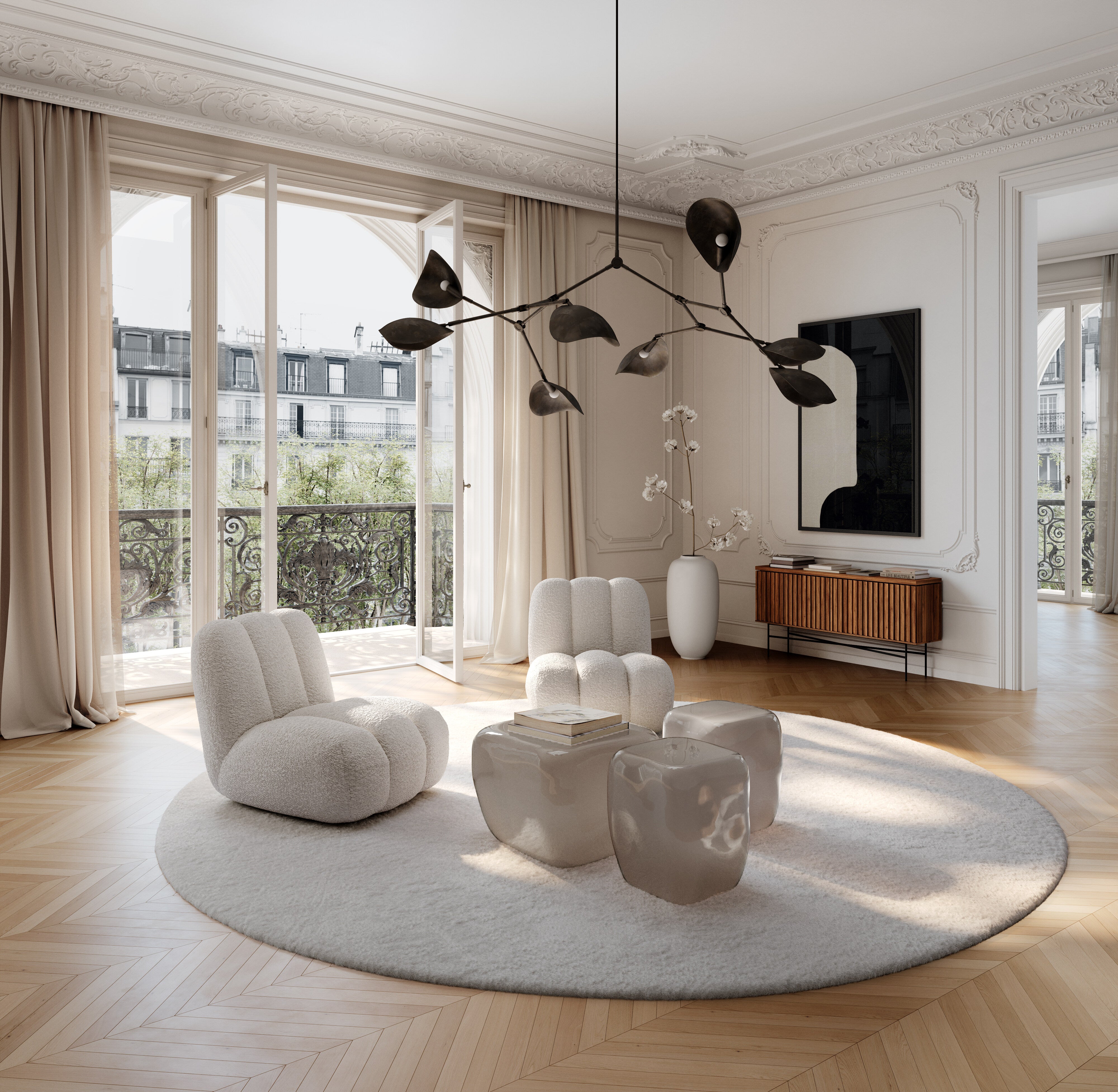 101 Copenhagen - Ishi Coffee Tables, Medio - Smoked Desert - Coffee Table