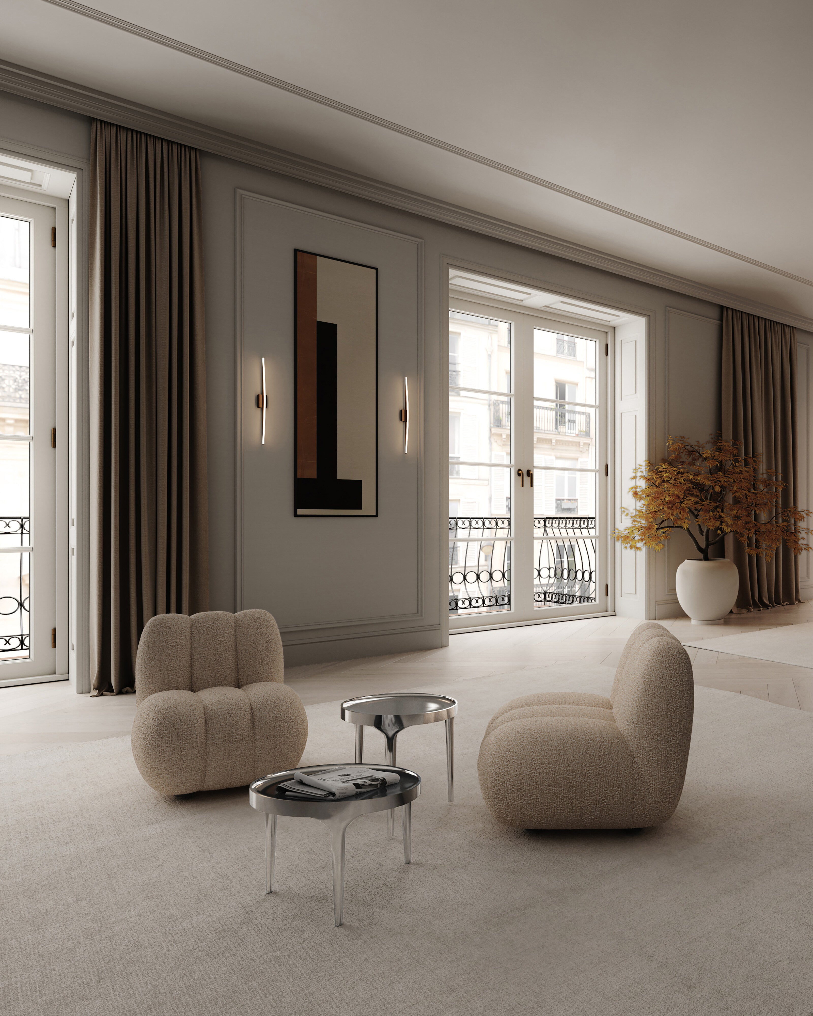 101 Copenhagen - Bow Wall Lamp, Mini - Bronze - Wall Lamp