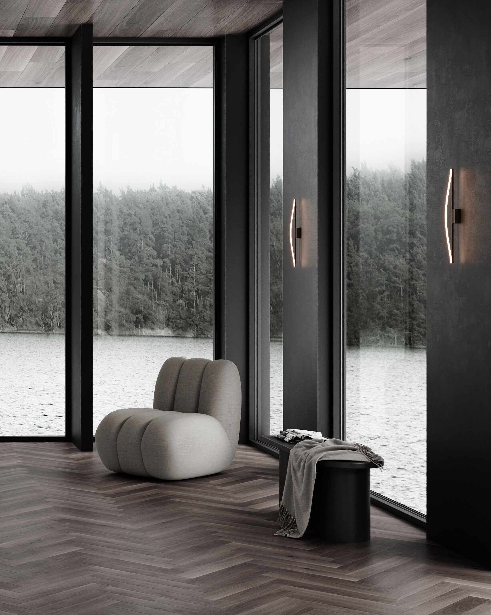 101 Copenhagen - Bow Wall Lamp, Mini - Bronze - Wall Lamp