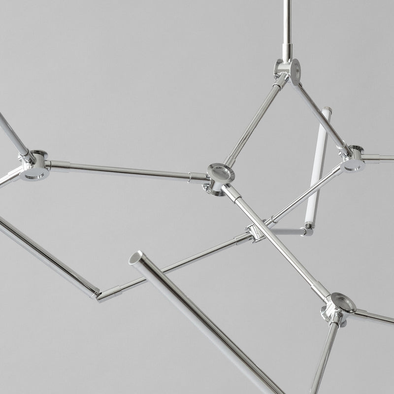 101 Copenhagen - Stick Chandelier - Chrome - Chandelier