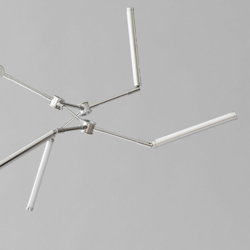 101 Copenhagen - Stick Chandelier, Mini - Chrome - Chandelier