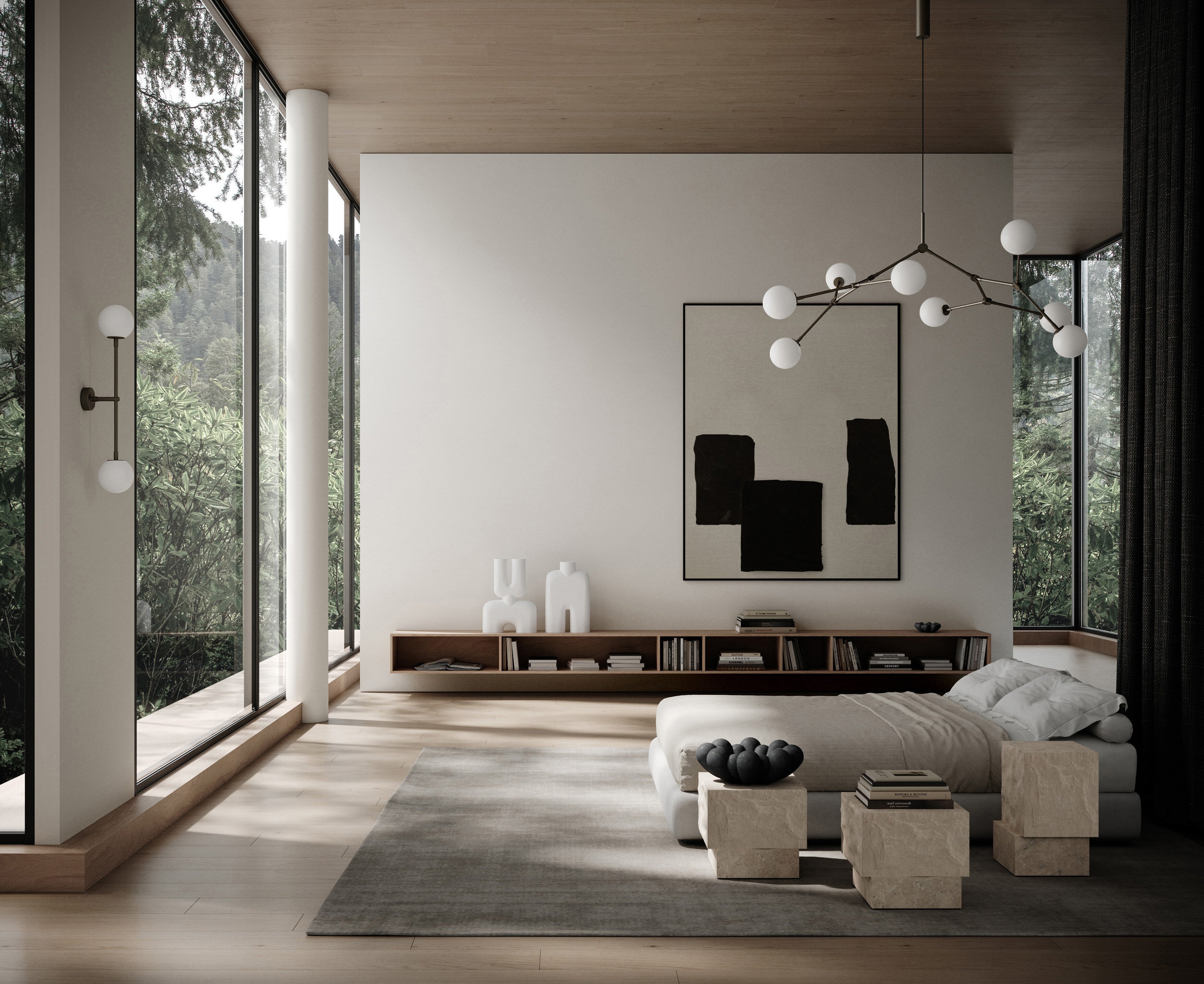 101 Copenhagen - Drop Wall Lamp Bulp - Grey - Wall Lamp