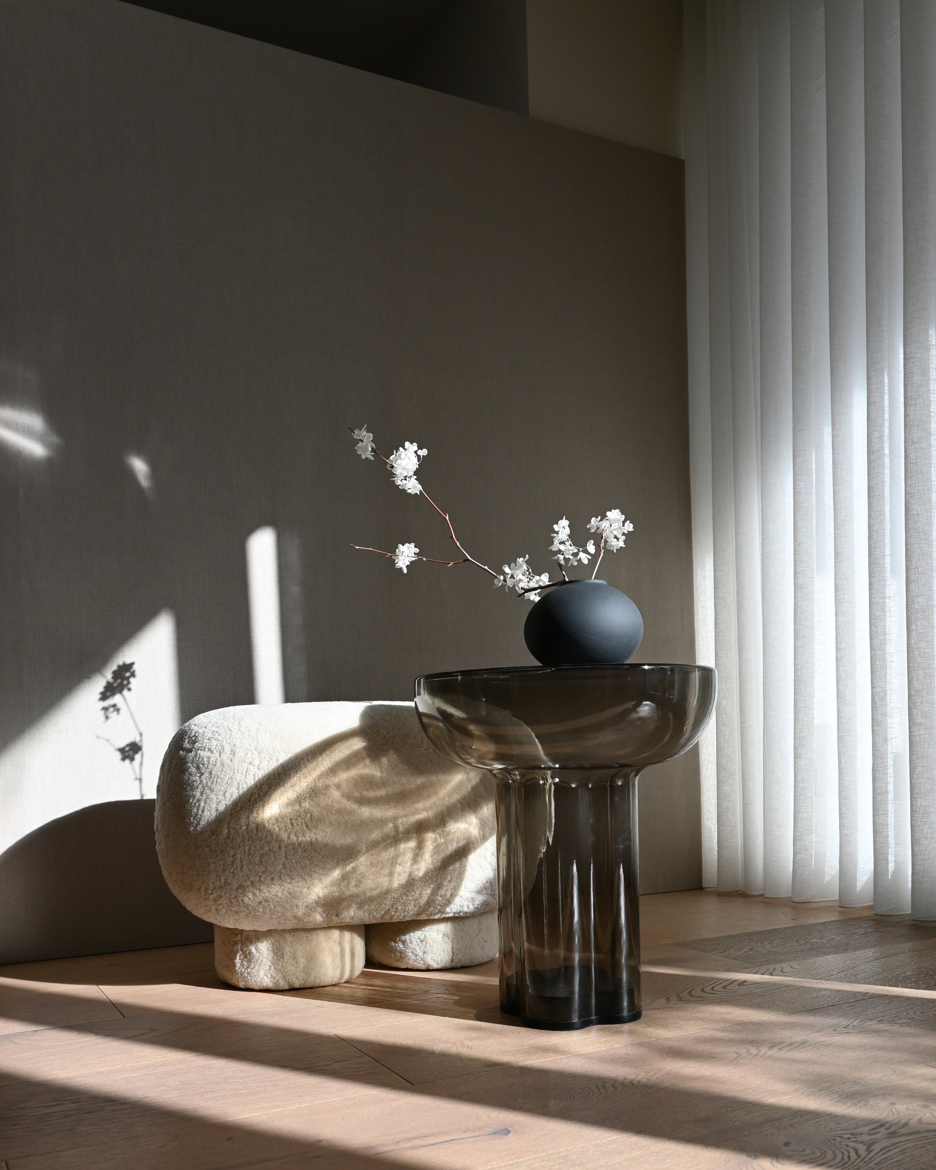 101 Copenhagen - Sunao Vase Fat, Petit - Black - Vase