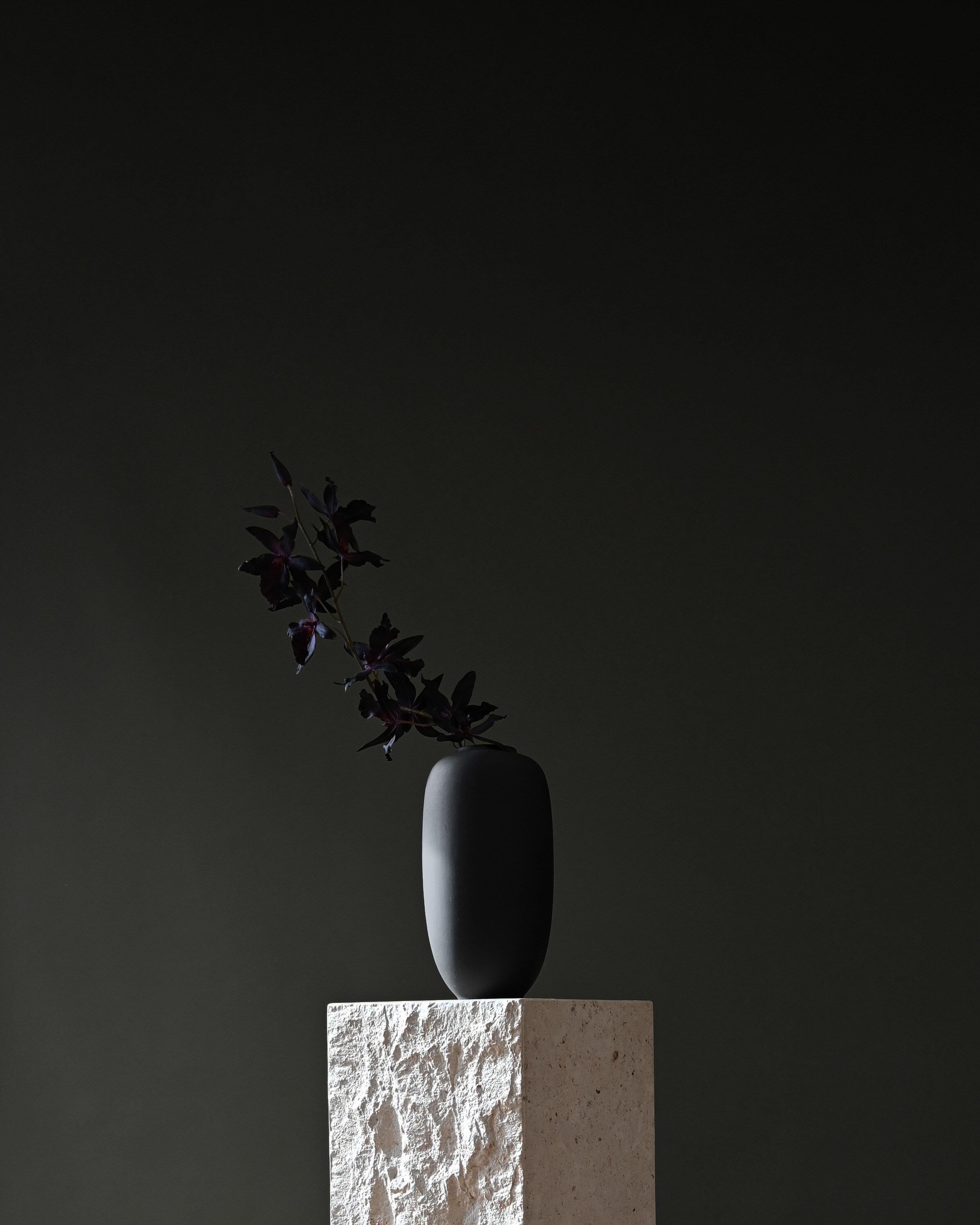 101 Copenhagen - Sunao Vase Slim, Mini - Black - Vase