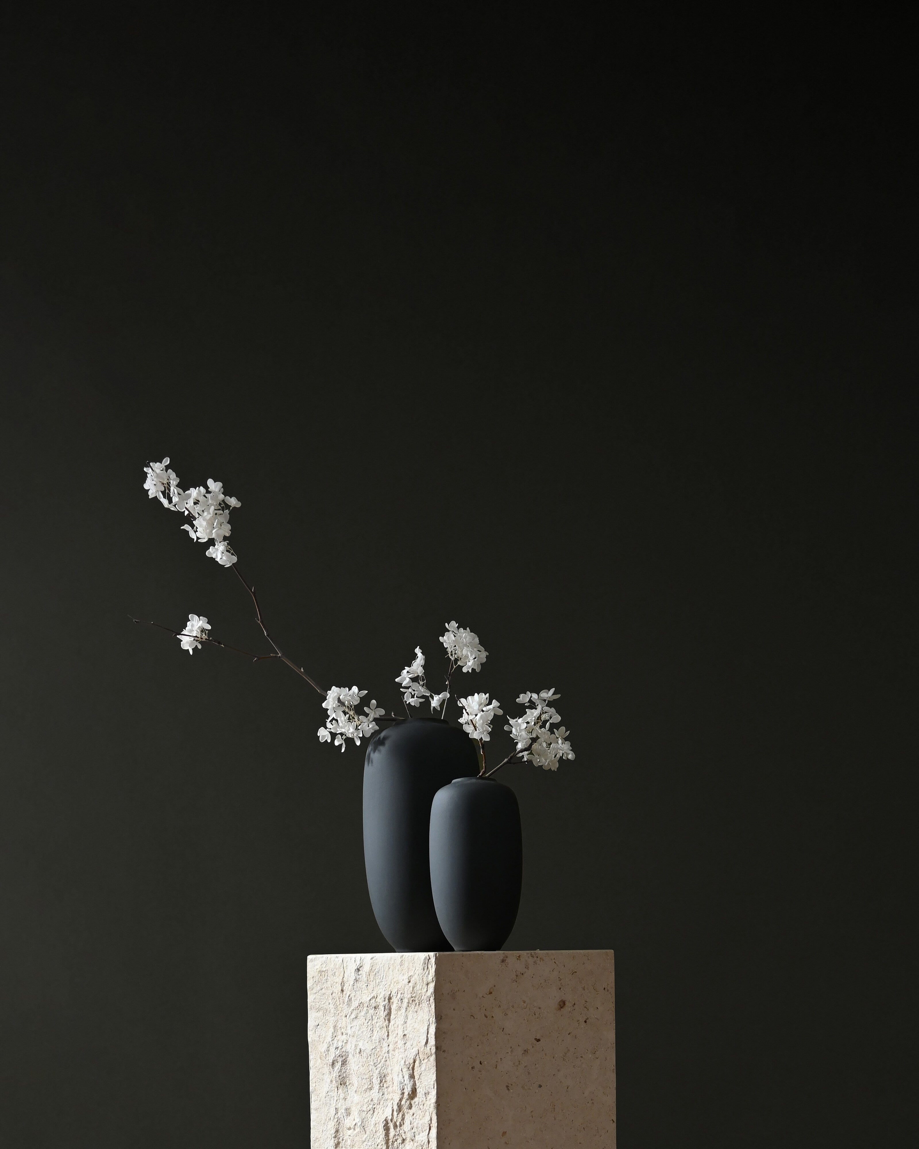 101 Copenhagen - Sunao Vase Slim, Petit - Black - Vase