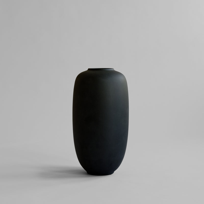 101 Copenhagen - Sunao Vase Slim, Big - Black - Vase