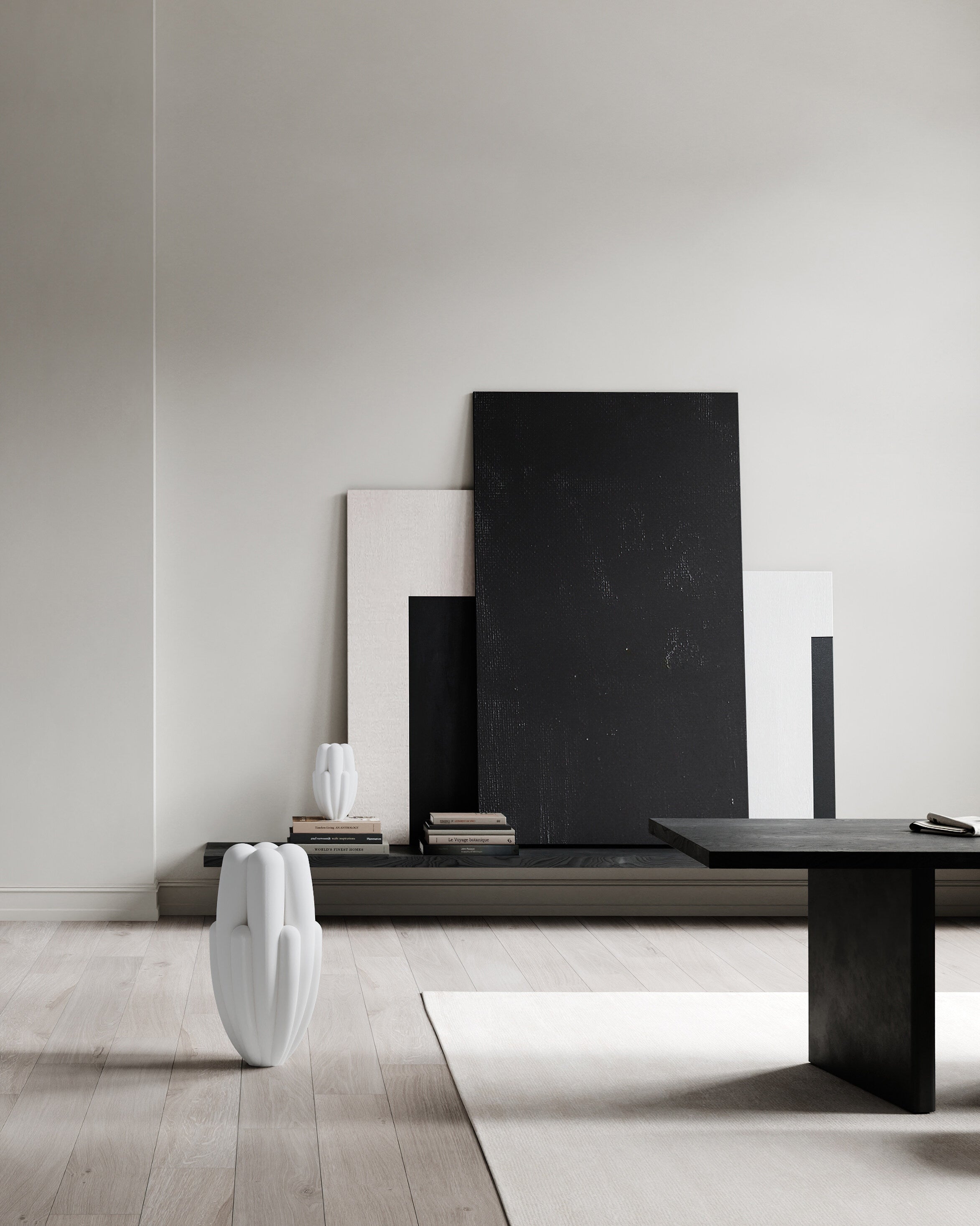 101 Copenhagen - Bloom Vase Slim, Big - Bone White - Vase