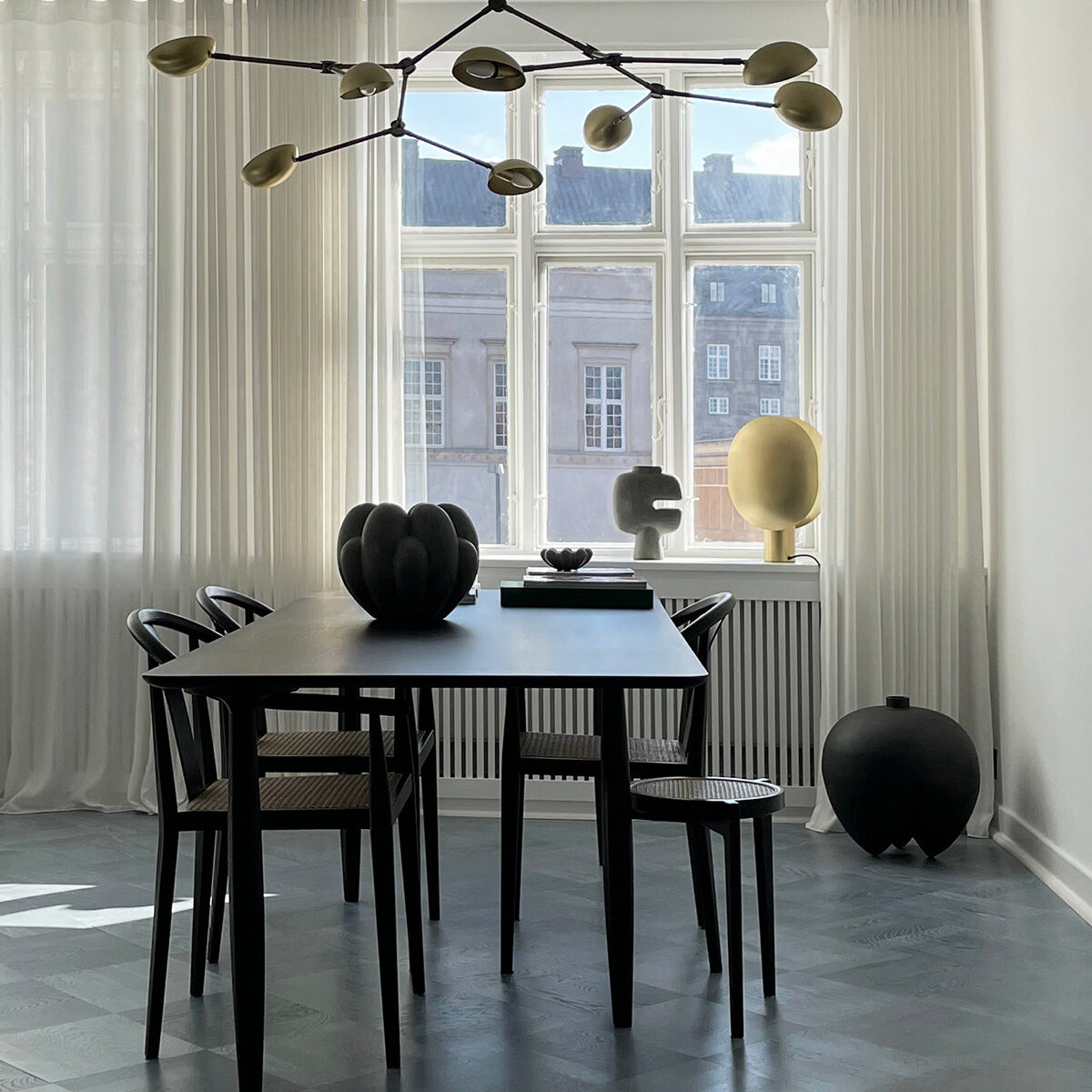 101 Copenhagen - Bloom Vase, Mini - Dark Grey - Vase