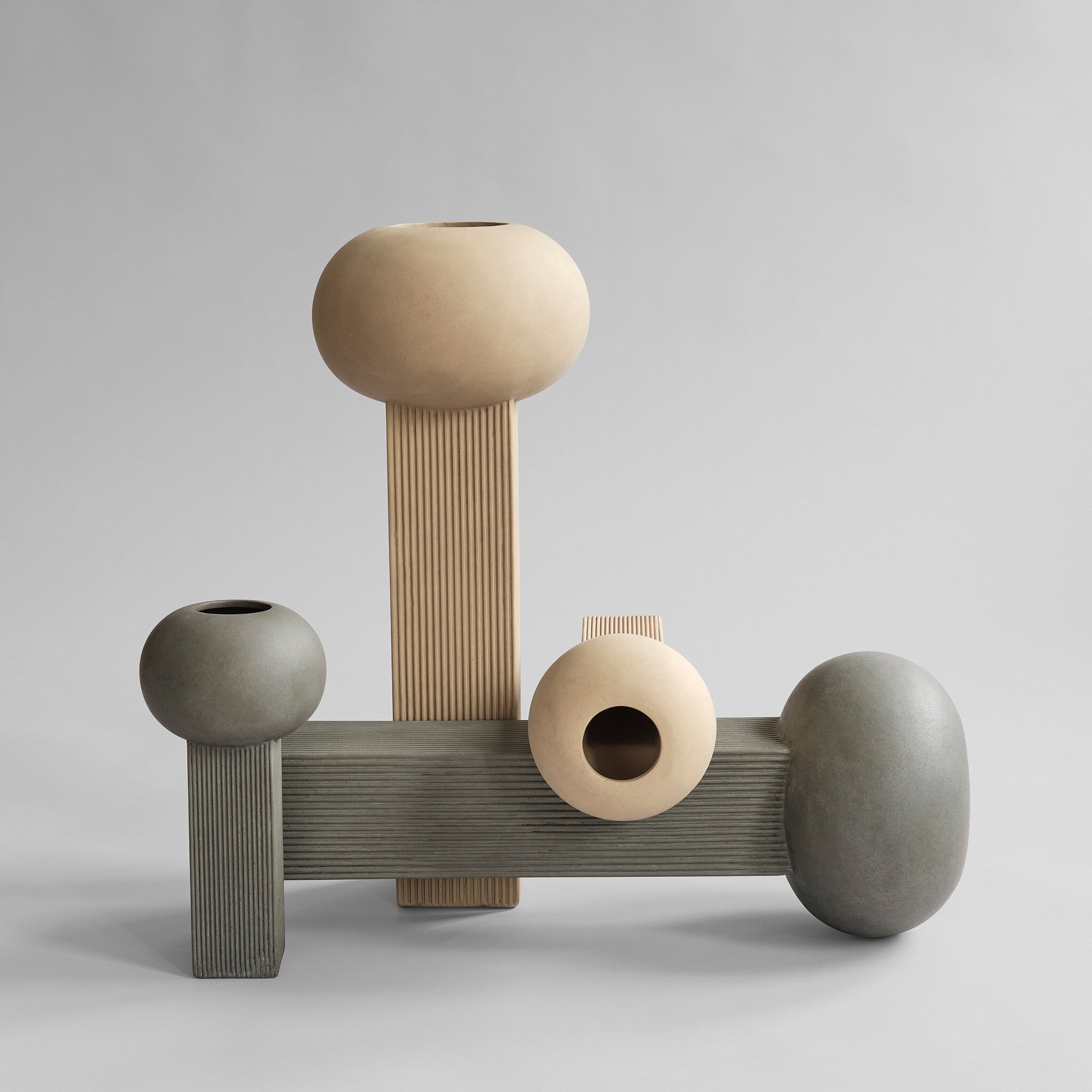 101 Copenhagen - Empire Vase, Mini - Dark Grey - Vase