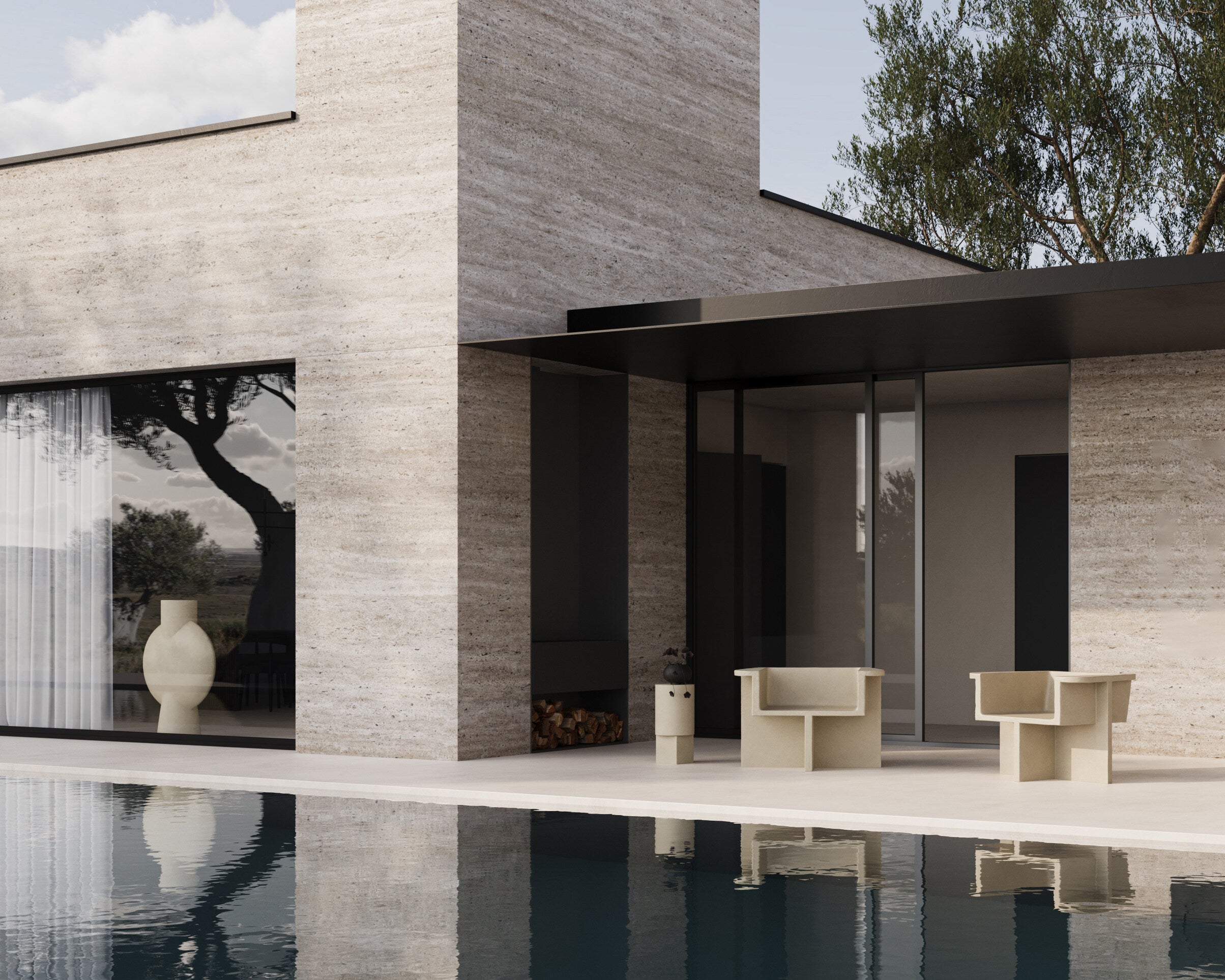 101 Copenhagen - Sphere Vase Bubl, Giant - Sand - Vase