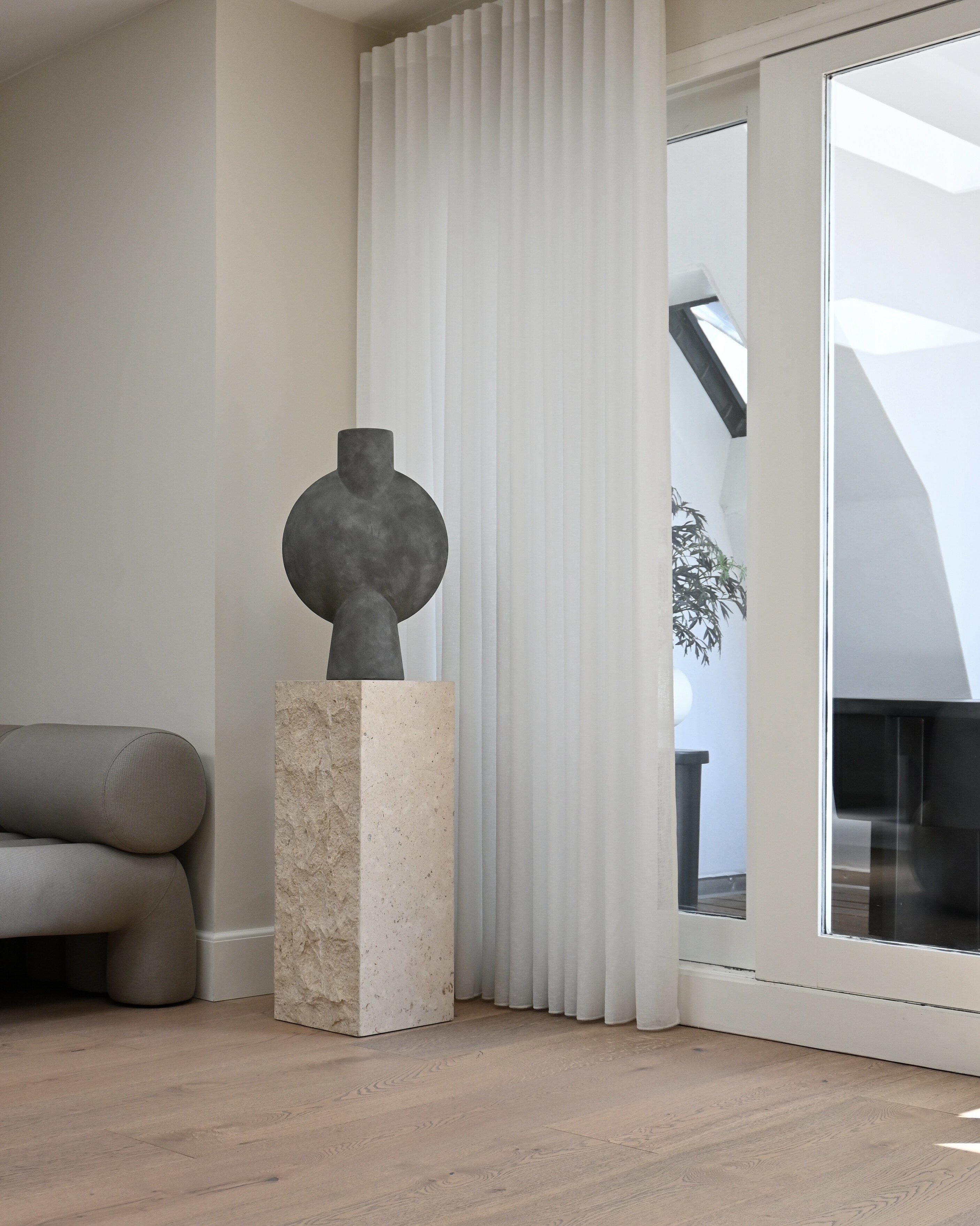 101 Copenhagen - Sphere Vase Bubl, Hexa - Dark Grey - Vase